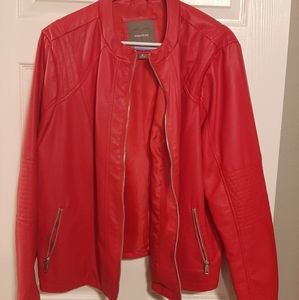 Maurices Brand Red Moto Jacket